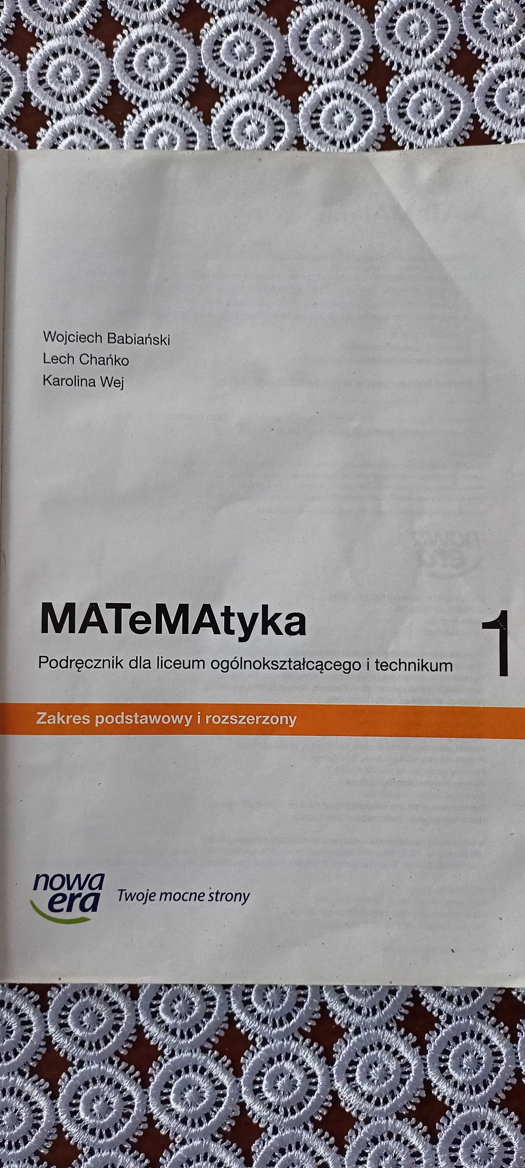 Podręcznik książka MATEMATYKA 1