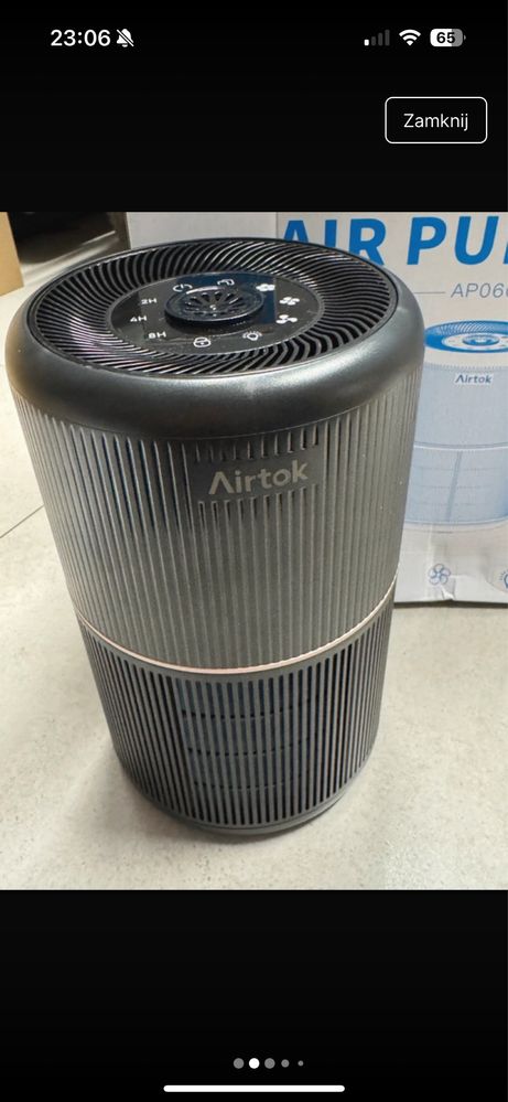 AIRTOK Oczyszczacz powietrza z funkcją aromaterapii 2 sztuki kom nowe