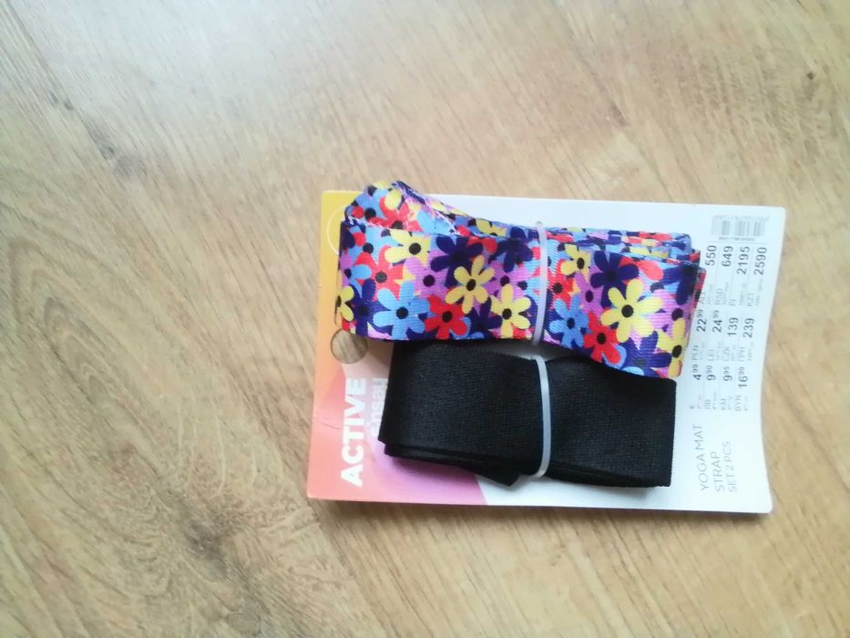 Dwa paski do jogi oryginalnie zapakowane