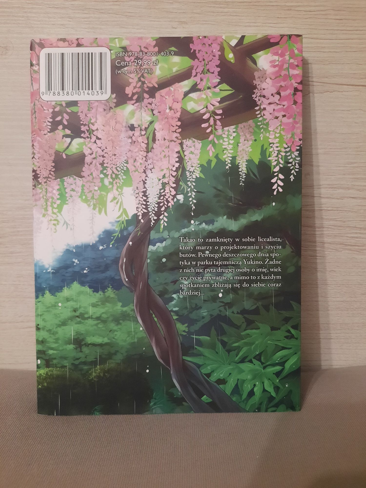 Ogród Słów manga. Makoto Shinkai