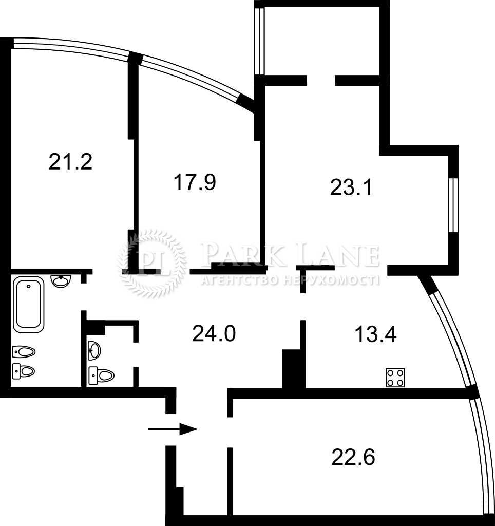 Продам 3к з ремонтом вул Дмитрівська 80 Центр Будинок 2010р