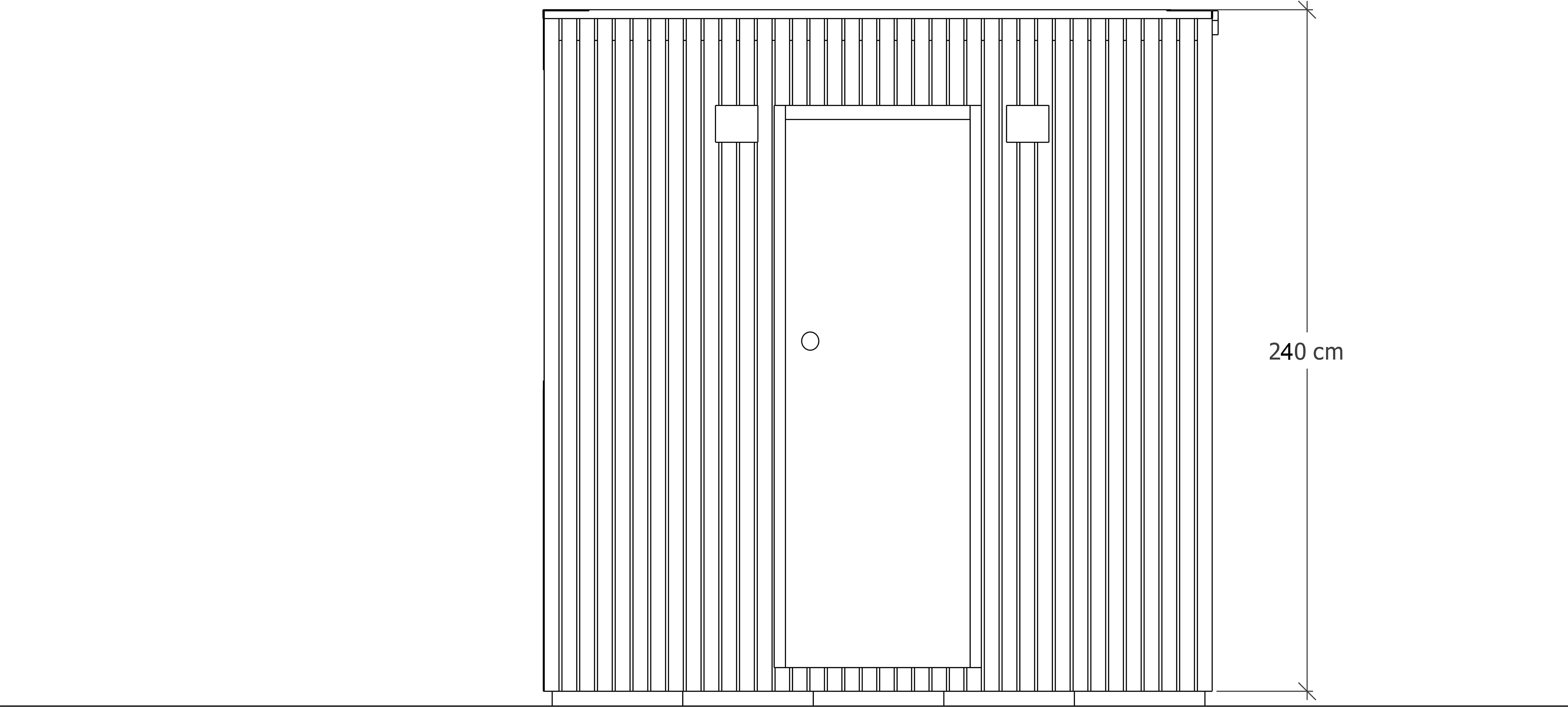 Sauna ogrodowa Olaf 235 cm x 175 cm