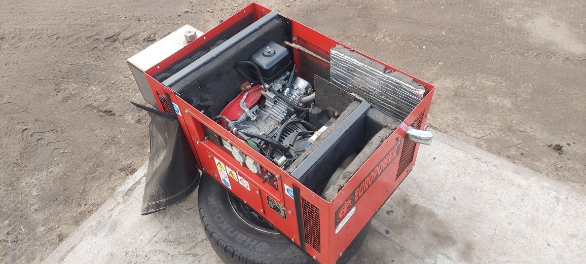 agregat honda 1.8kw cichy zapalany z kluczyka w bdb stanie