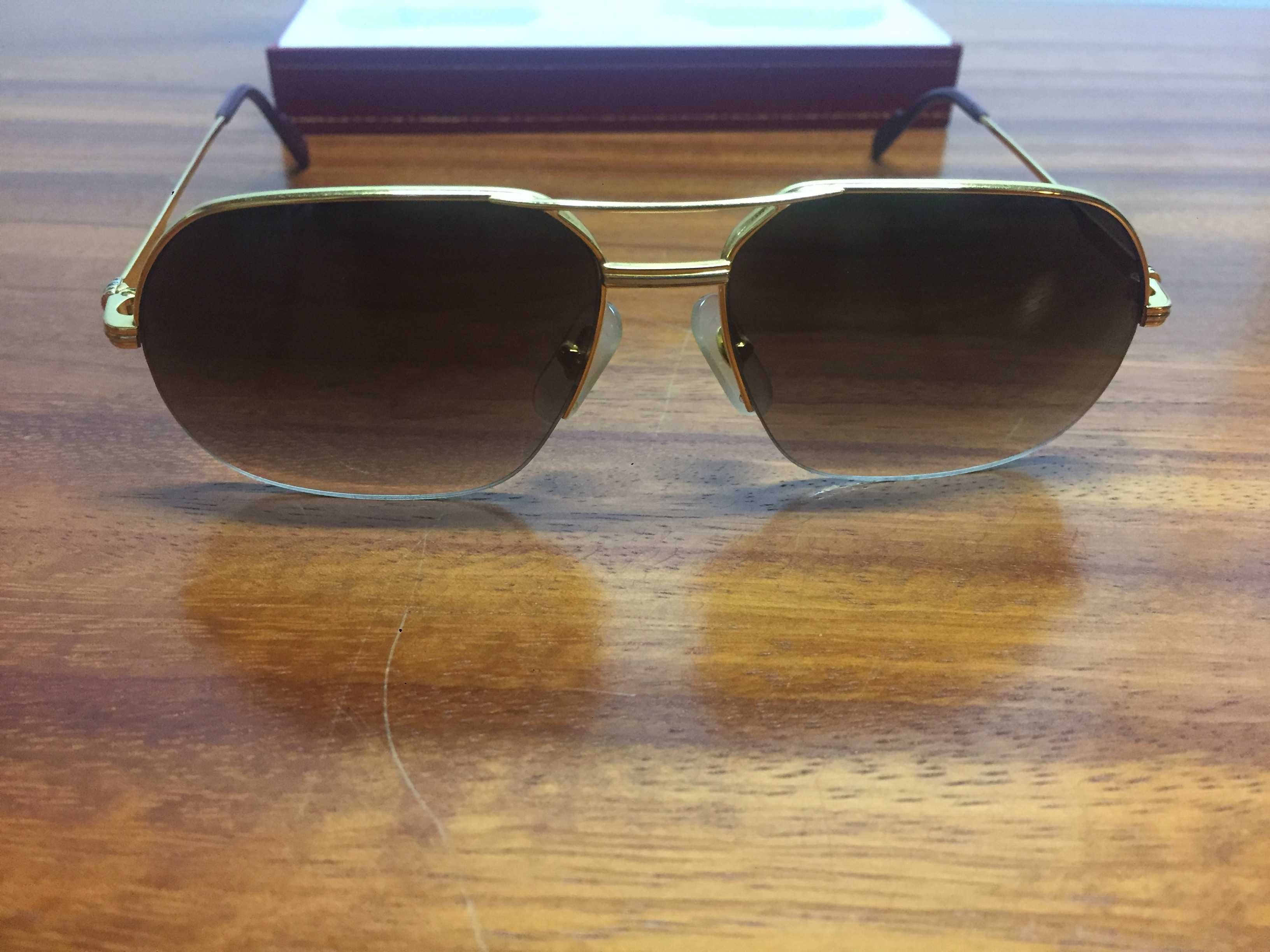 Óculos de Sol da Cartier, modelo - Orsay 18k GOLD - 1993 Edition