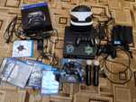 Sony Playstation 4 Slim 500GB+игры,аккаунт,виар-шлём,камера,мувы.