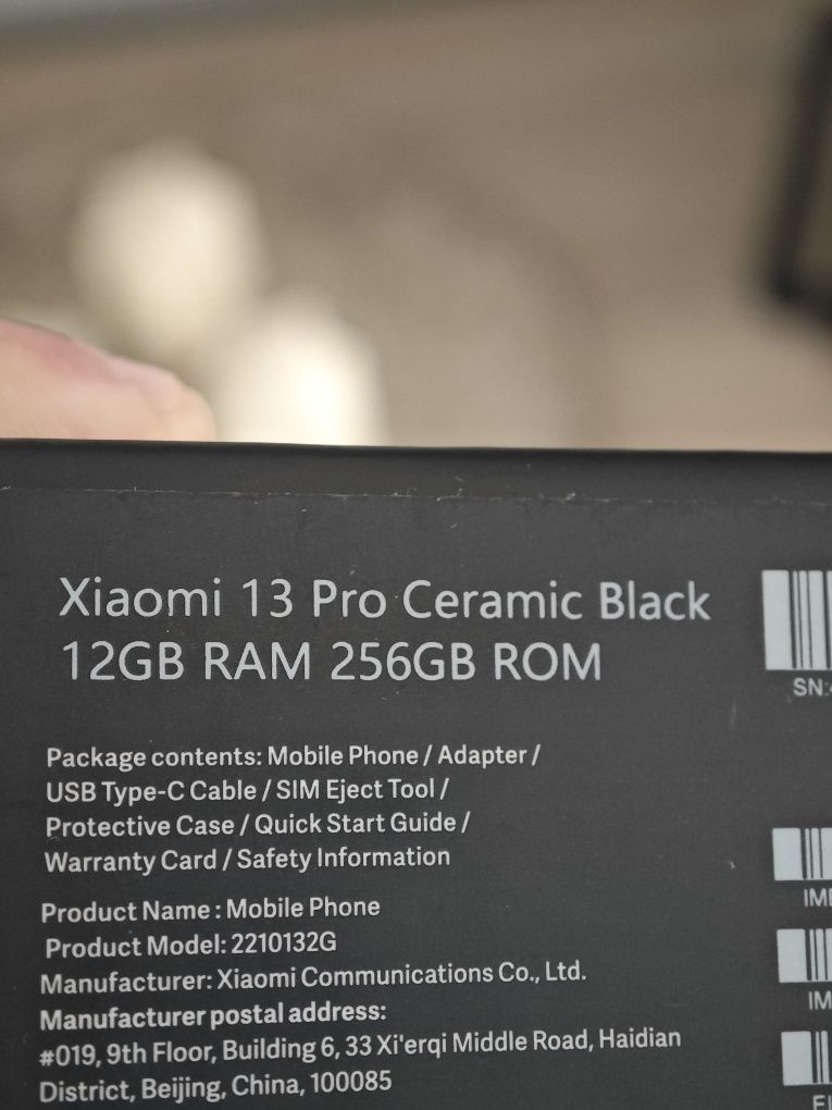 Xiaomi 13 PRO cerâmic black