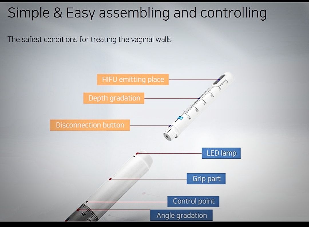 Máquina hifu 7D com tratamento vaginal genital