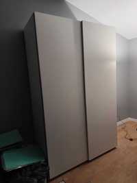 Duża pojemna szafa Pax Hasvik z przesuwanymi drzwiami 150x236 biała