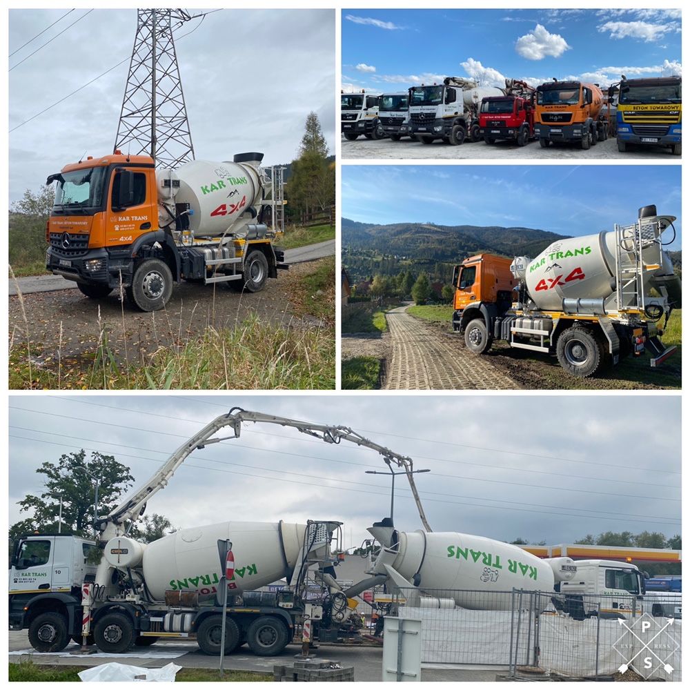 Beton Towarowy/Transport/Pompa/TRANSPORT 4X4