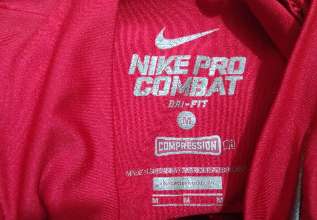 Оригінал Nike Pro Combat спортивний лонгслив компресіонка