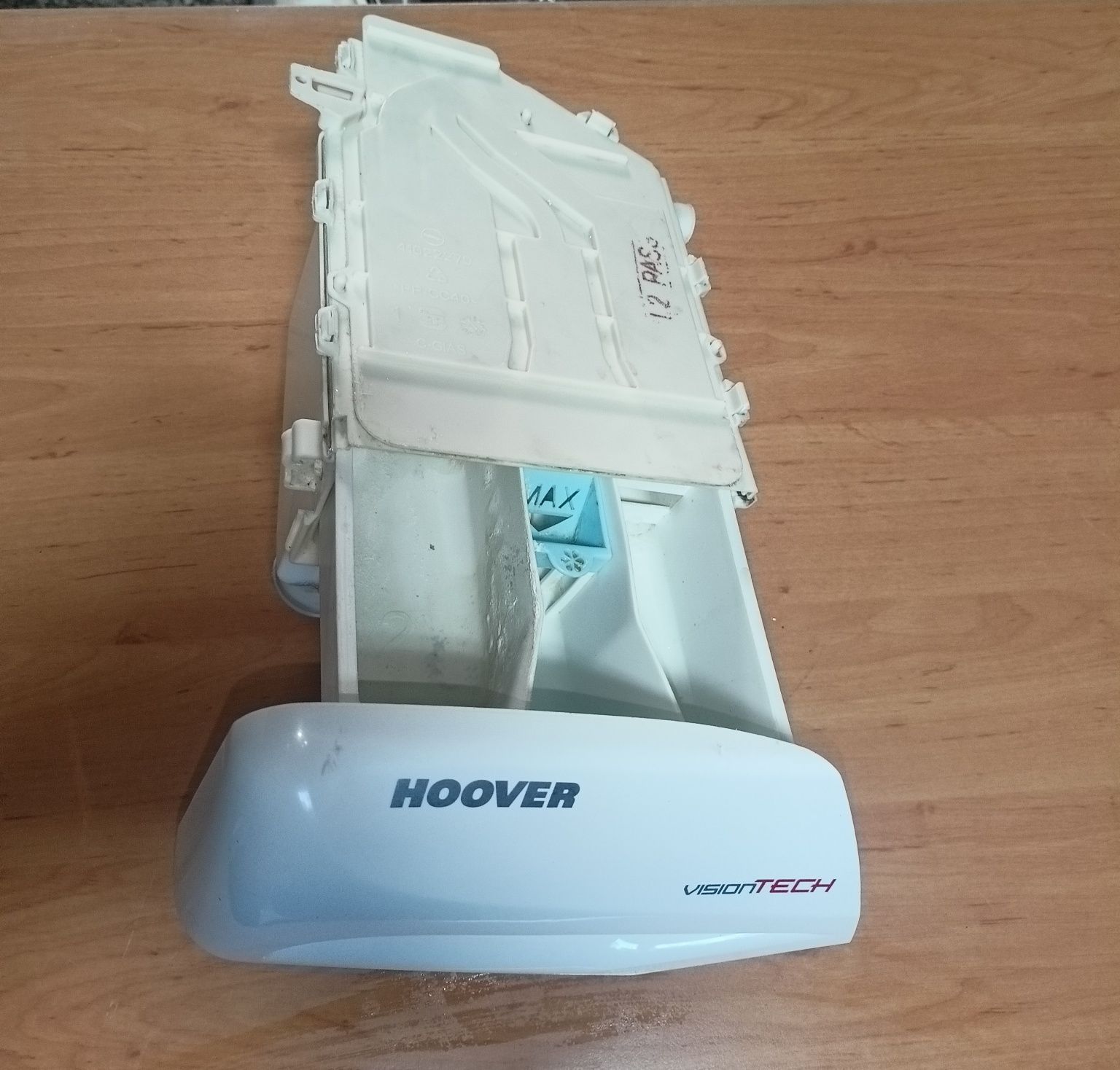 Kieszeń zasobnika proszku+ zasobnik proszku pralki Hoover VT 1014 D23