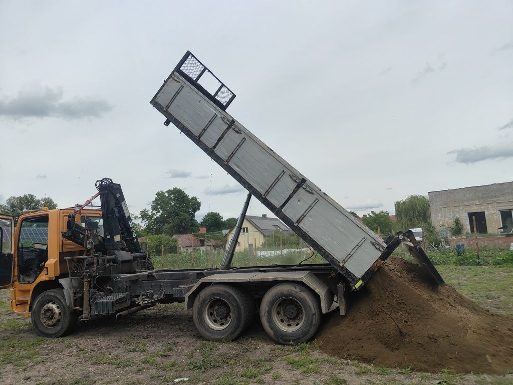 Daf CF75 wywrotka HDS sprawny, jeżdżący, kiper 3 strony,