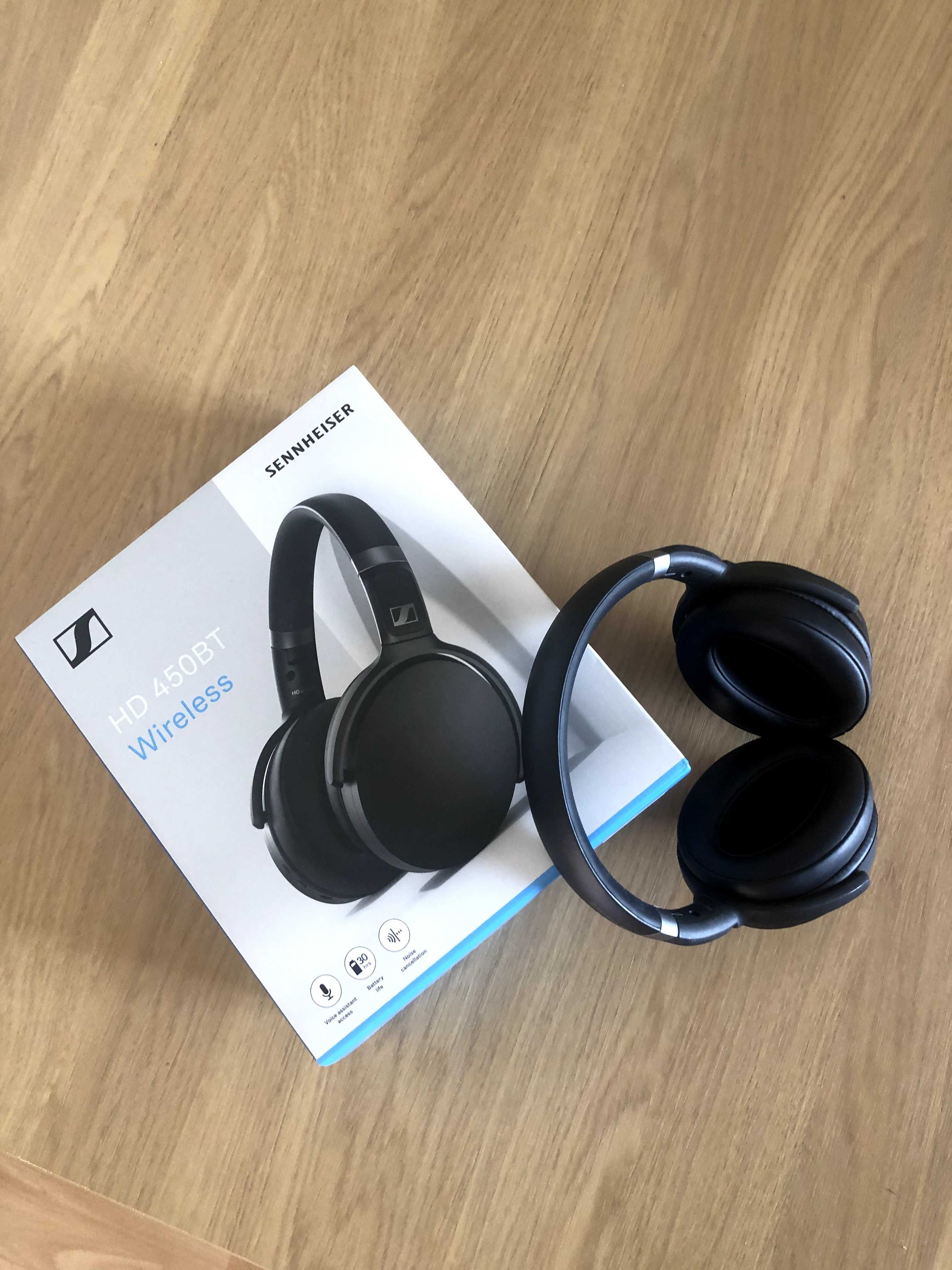 Sennheiser HD 450 BT wireless auscultadores novos bluetooth