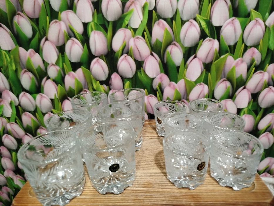 Набір склянок/чарок hand cut Krisso