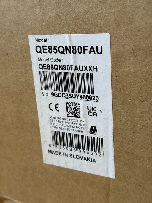 Телевізор Samsung NeoQLED 50QN80F, 55QN80F, 65QN80F, 75QN80F, 85QN80F