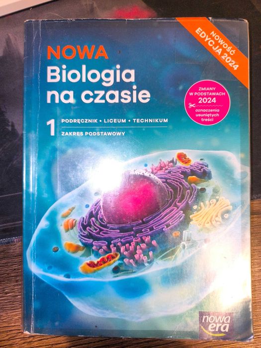 NOWA Biologia na czasie 1 – zakres podstawowy, edycja 2024