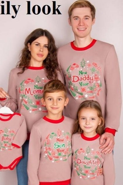 Новогодние джемпера фемелилук