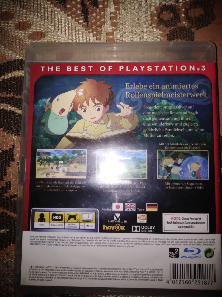 Ni No Kuni Wrath of the White Witch PlayStation 3