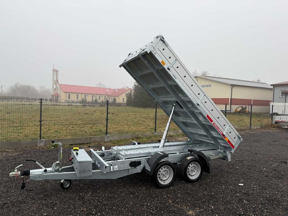 Przyczepa wywrotka TEMARED TIPPER 3x1.5m/2 DMC:2.7T + NAJAZDY +PODPORY