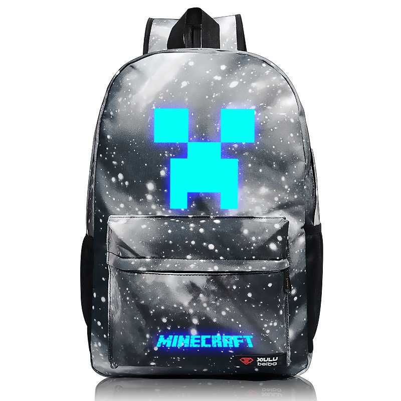 Рюкзак Майнкрафт Minecraft светящийся в темноте