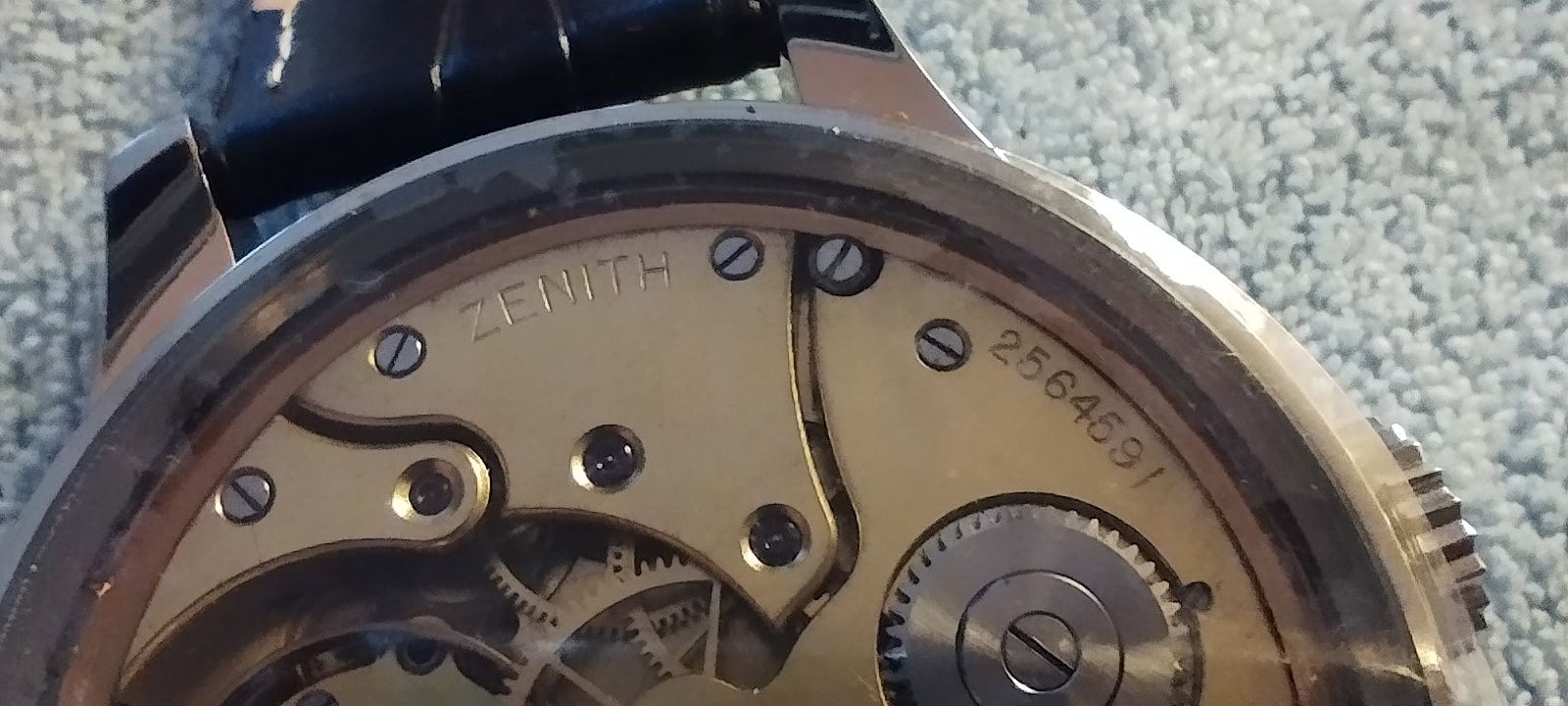Zegarek męski, vintage, pasówka - ZENITH