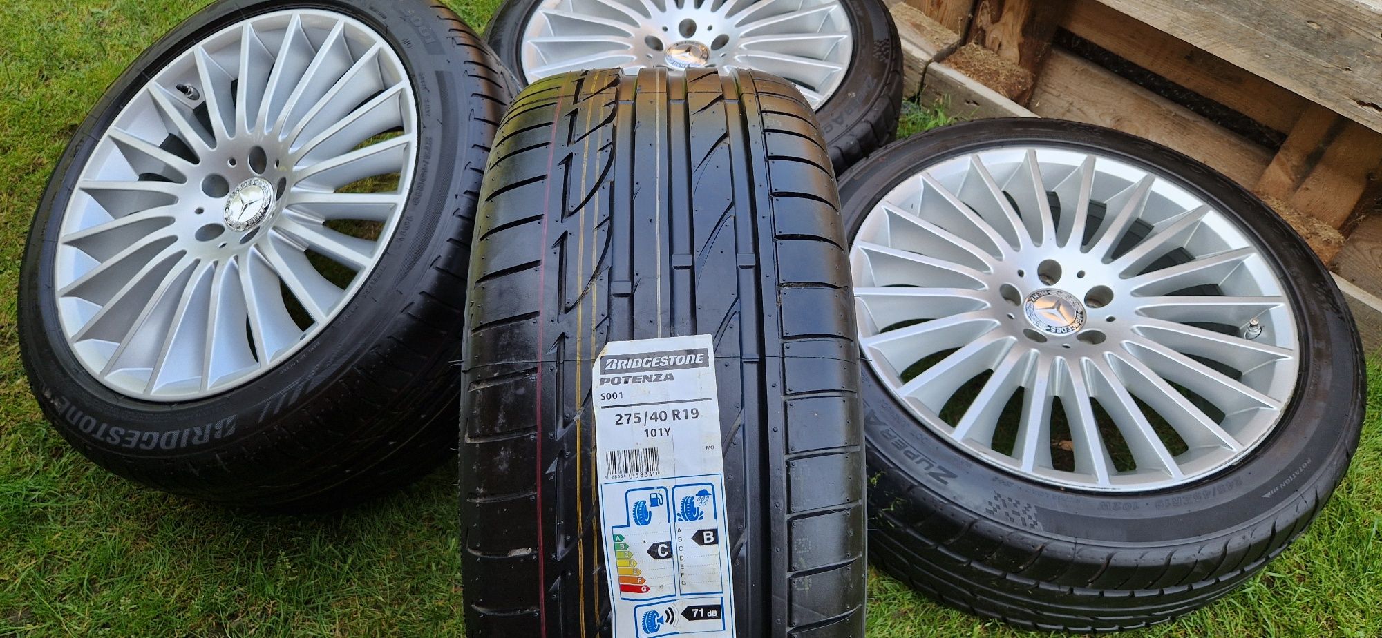 Oryginalne Felgi Mercedes 19 S-klasa W222 5x112 +Opony 275/40/19