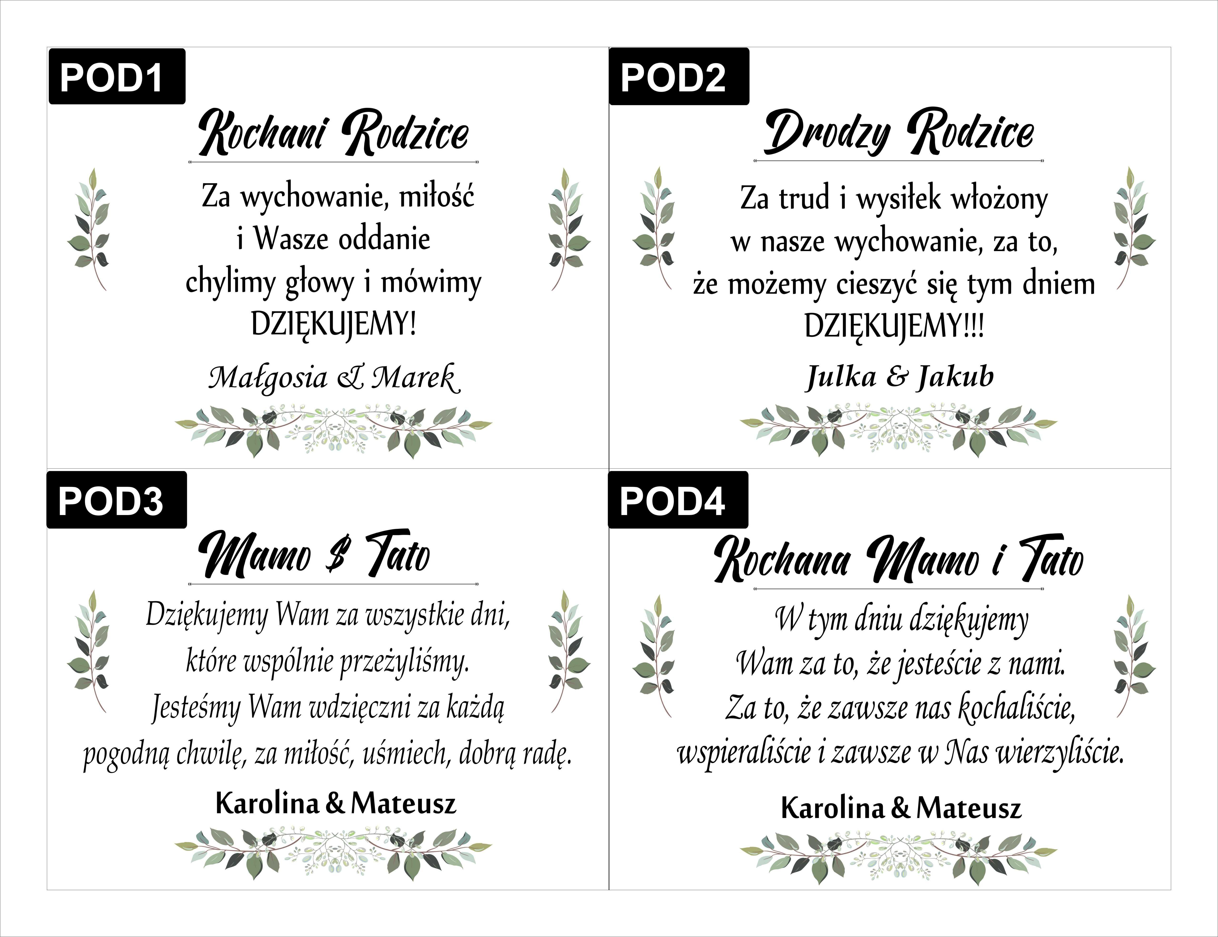 Podziękowanie rodzicom, pudełko dla rodziców ślub, wesele BOX 30X20X15