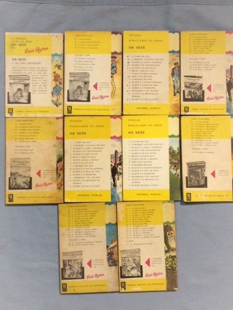 Lote de Livros Enid Blyton Os Sete usados