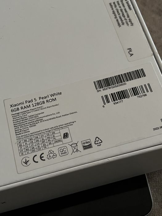 Xiaomi pad 5 128gb