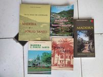 Lote 5 livros sobre Madeira e Porto Santo