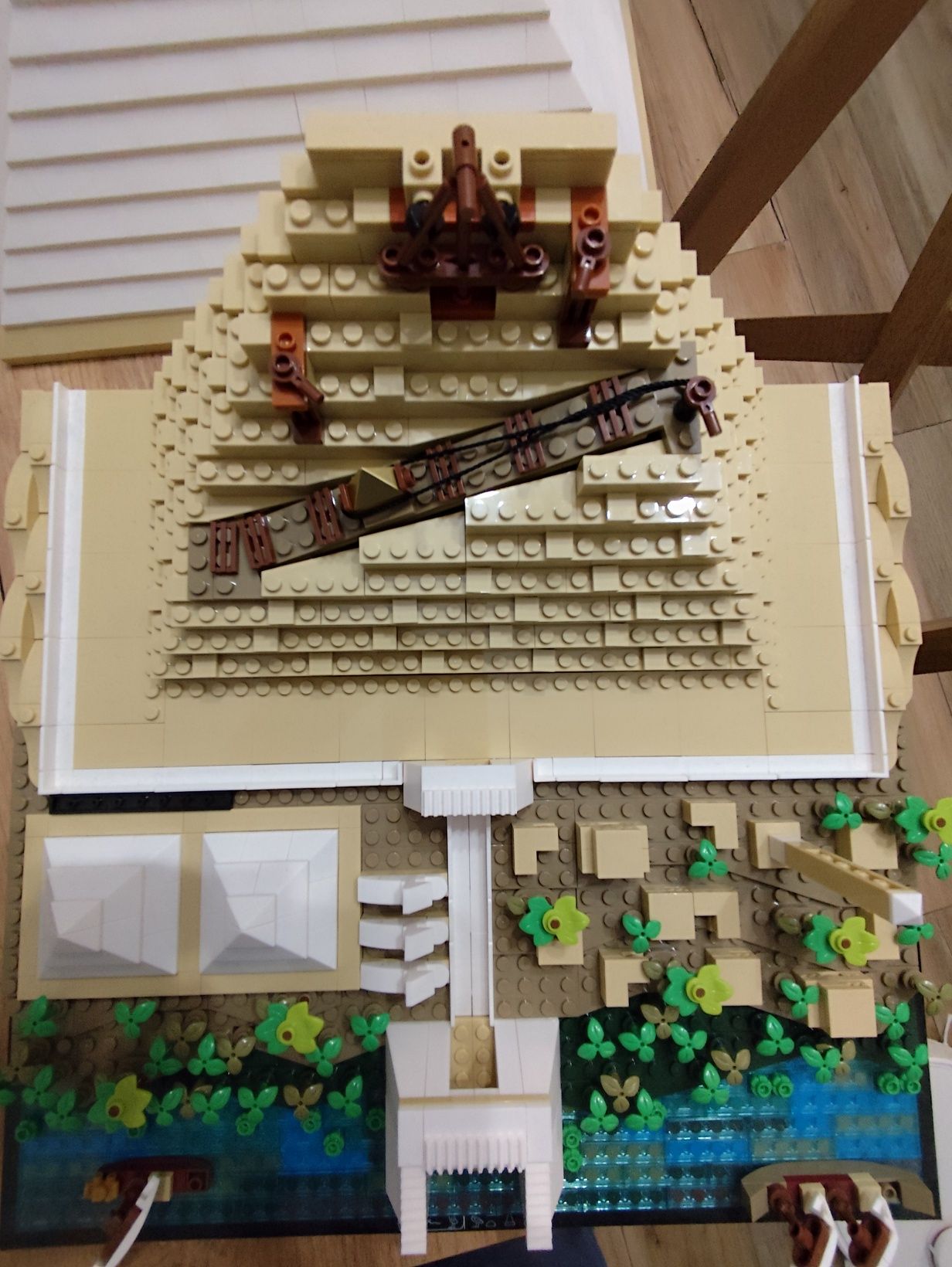 Piramida Cheopsa klocki nie lego Egipt budowla architecture