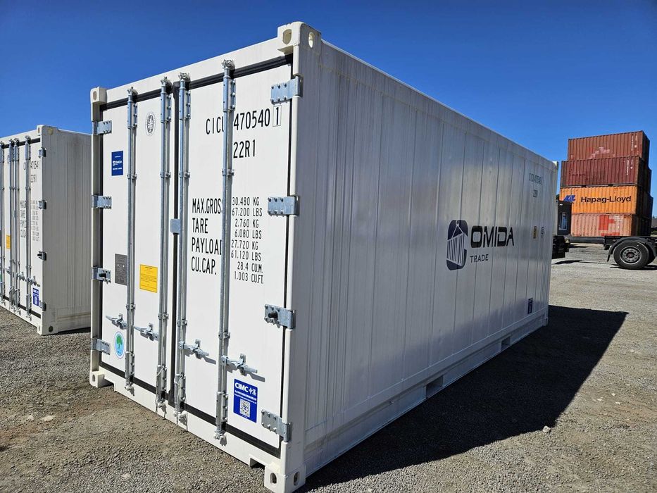 Nowy kontener 20'RF - 6m długości, domestic, płaska podłoga! 2025