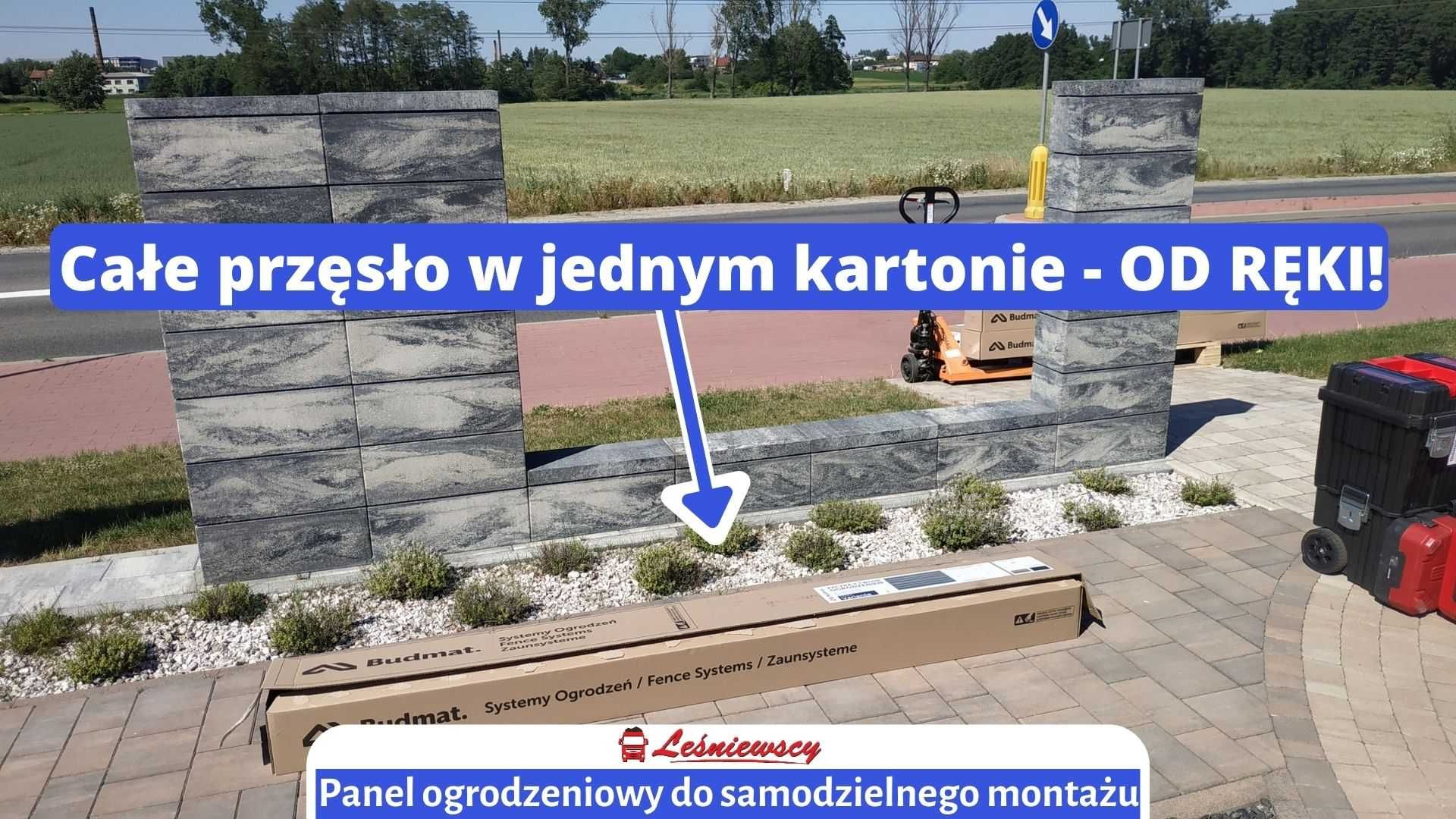 Panel ogrodzeniowy modny poziome metalowe VARIANTE 120x200 OD RĘKI!