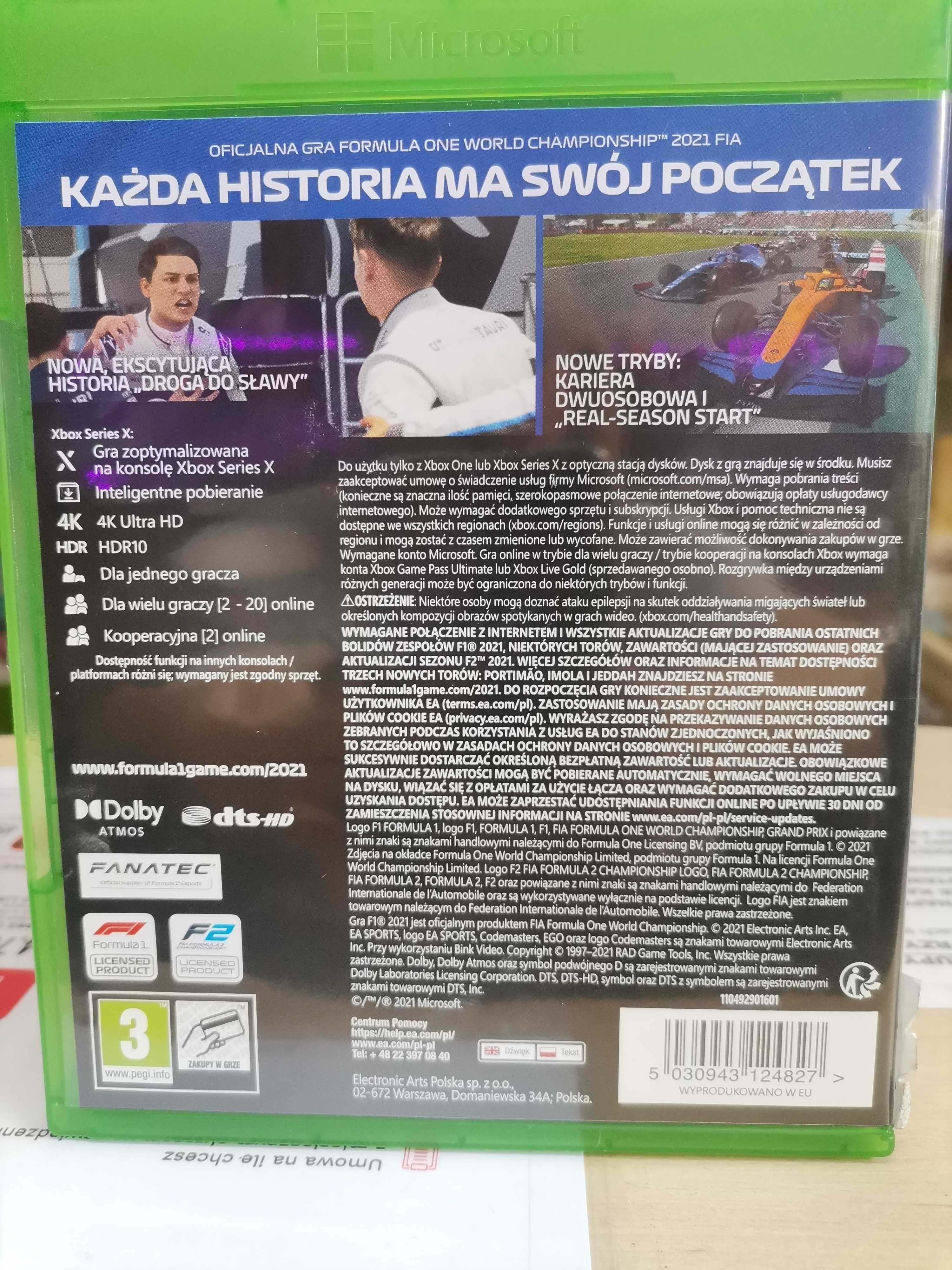 Sklep Chybie... Gra Xbox One, Xbox Series X- F1 2021