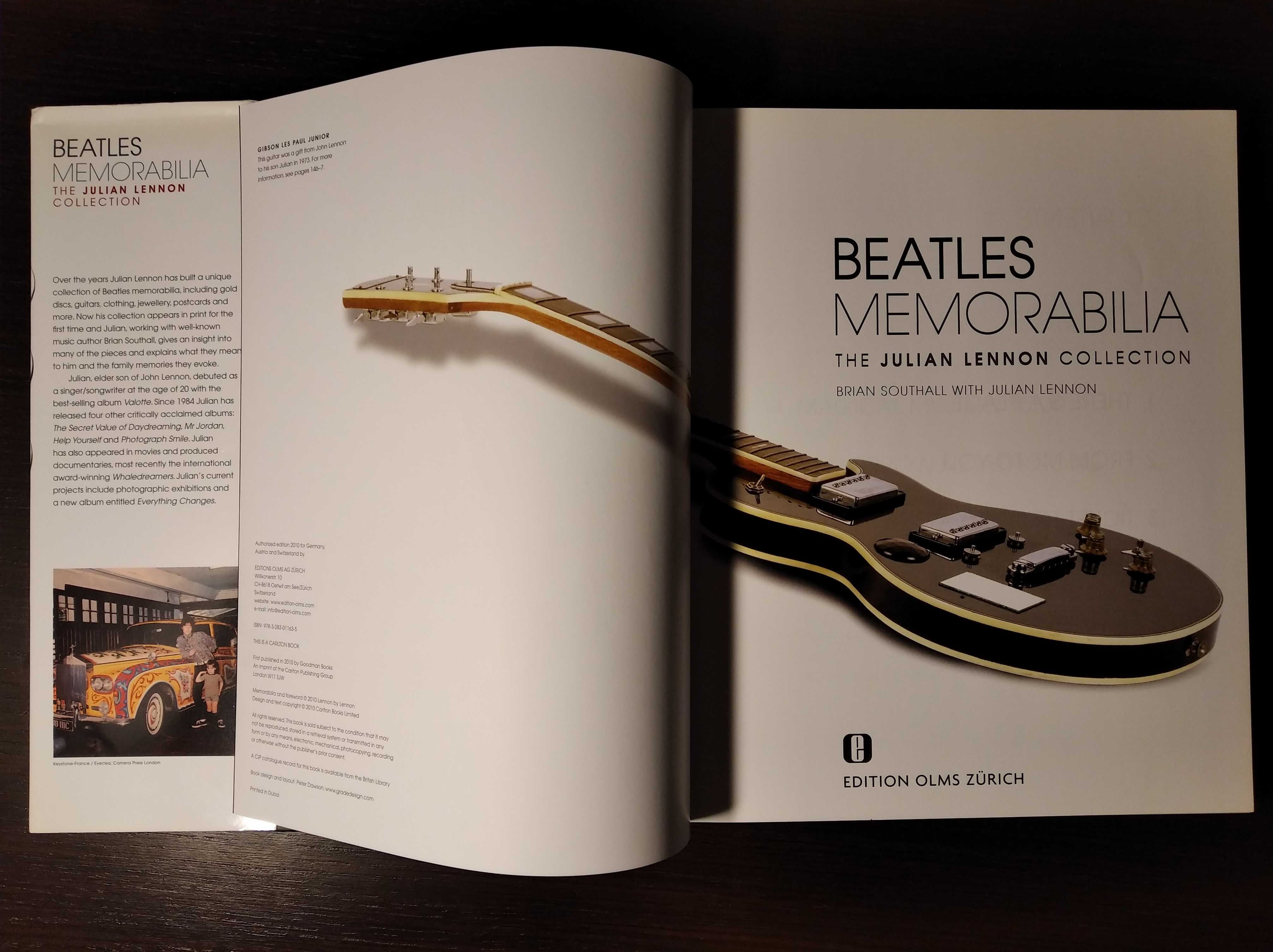 Livro "Beatles Memorabilia: The Julian Lennon Collection"
