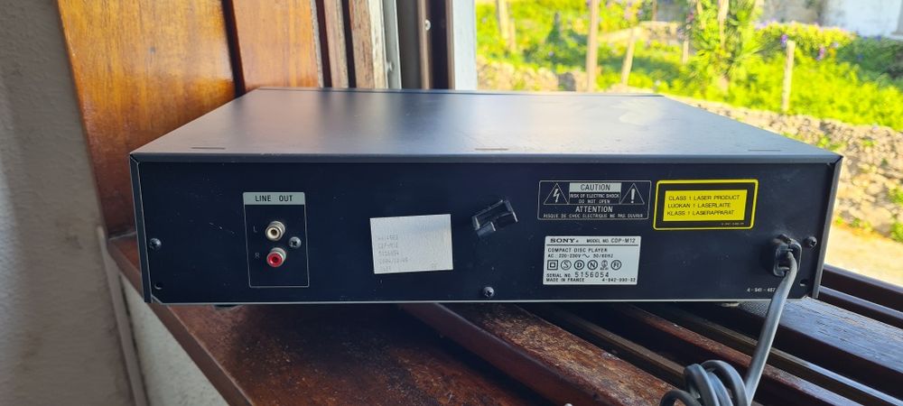 Leitor CD Sony Mod CDP-M12