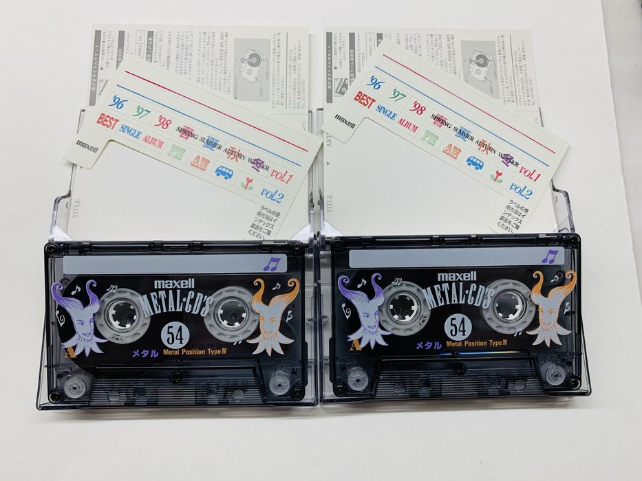 Аудіокасети TDK MA-EX, MA, Maxell Metal-CD‘S