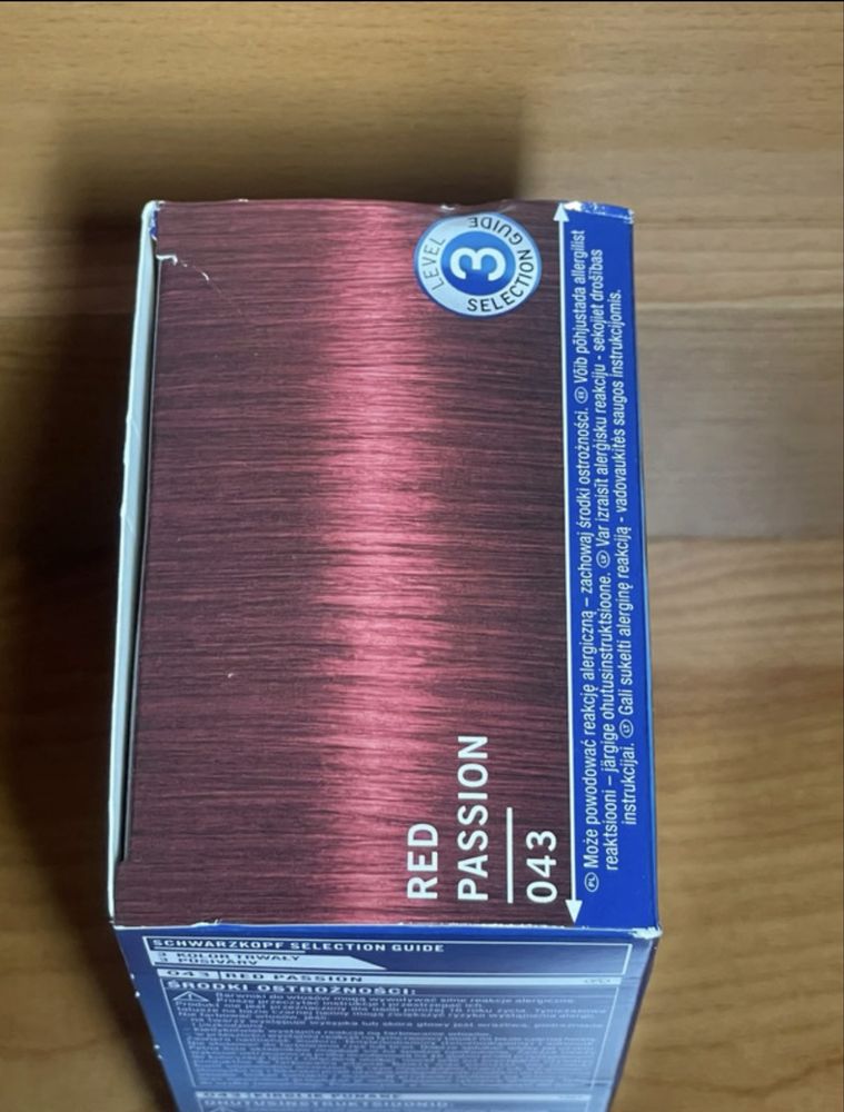 Farba do Włosów - Schwarzkopf Red Passion + gratis