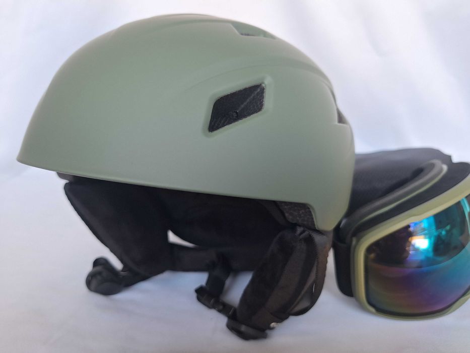 Kask narciarski Odoland SP0392 Green M 55-59cm Gogle