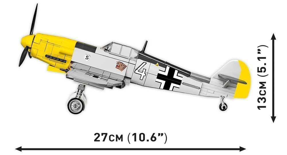 Klocki Cobi 5727 Samolot Messerschmitt Bf 109 E-3 333 El.Komp. Z Lego