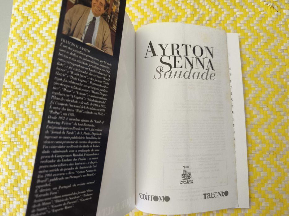 AYRTON SENA - Saudade –
Francisco Santos