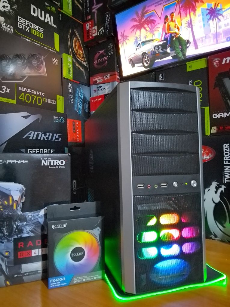 Rx470 4 гб Игровой системный блок,пк,компьютер.GTA.WOT,RDR