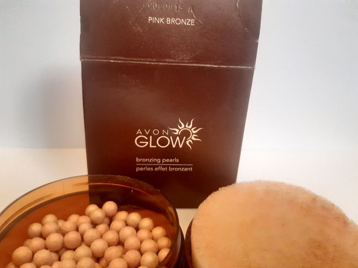 Perełki brązujące Avon Glow Pink Bronze unikat