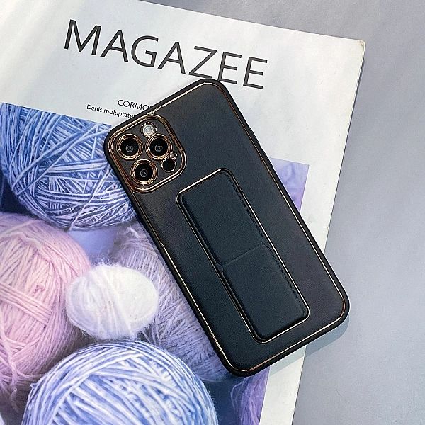 New Kickstand Case etui do iPhone 12 Pro z podstawką czarny