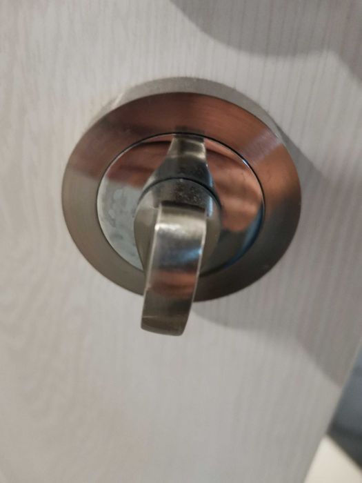 Rozetka okrągła do WC chrom satyna Infinity