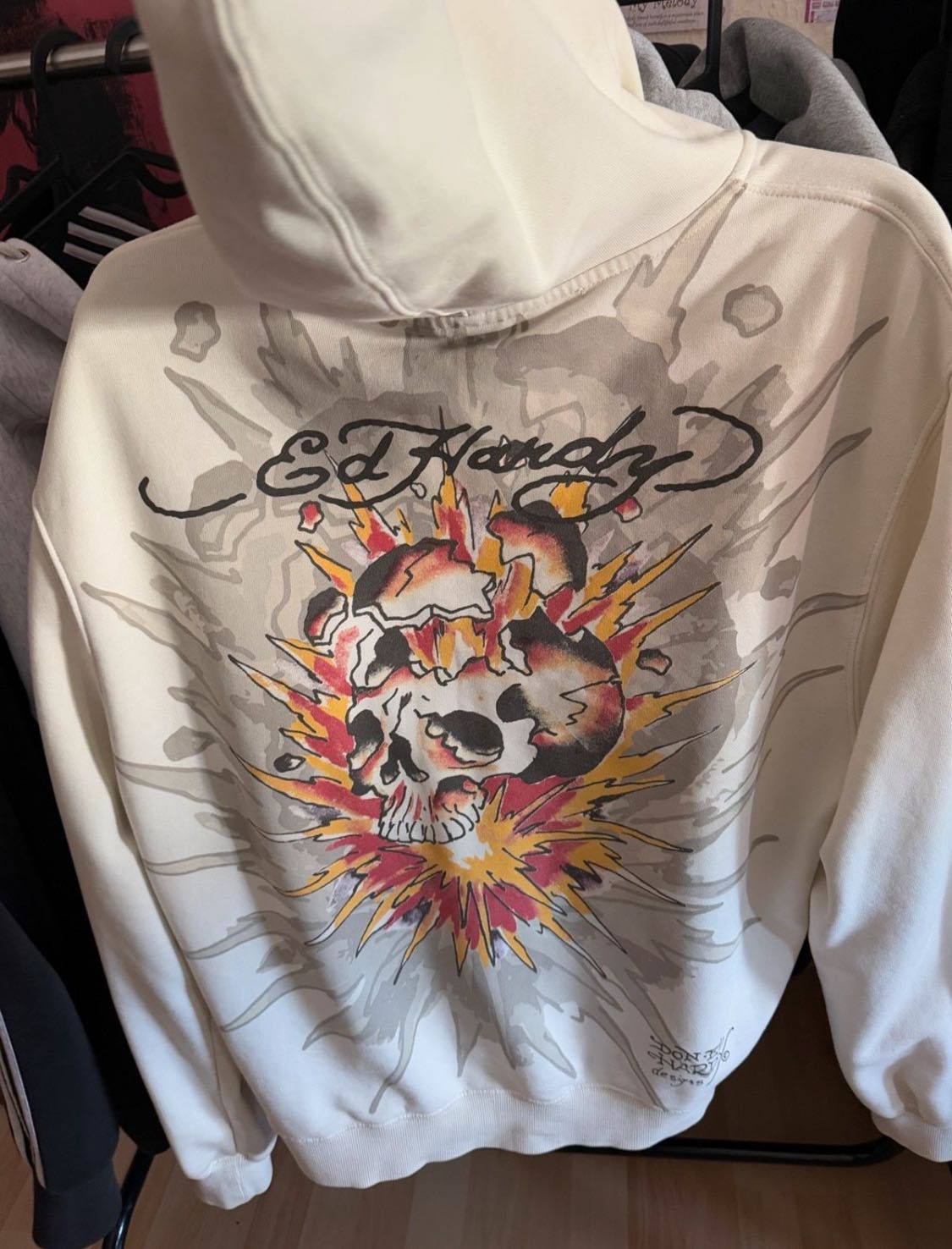 зіп худі Ed Hardy x Urban Outfitters
