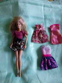 lalka Barbie plus ubranka