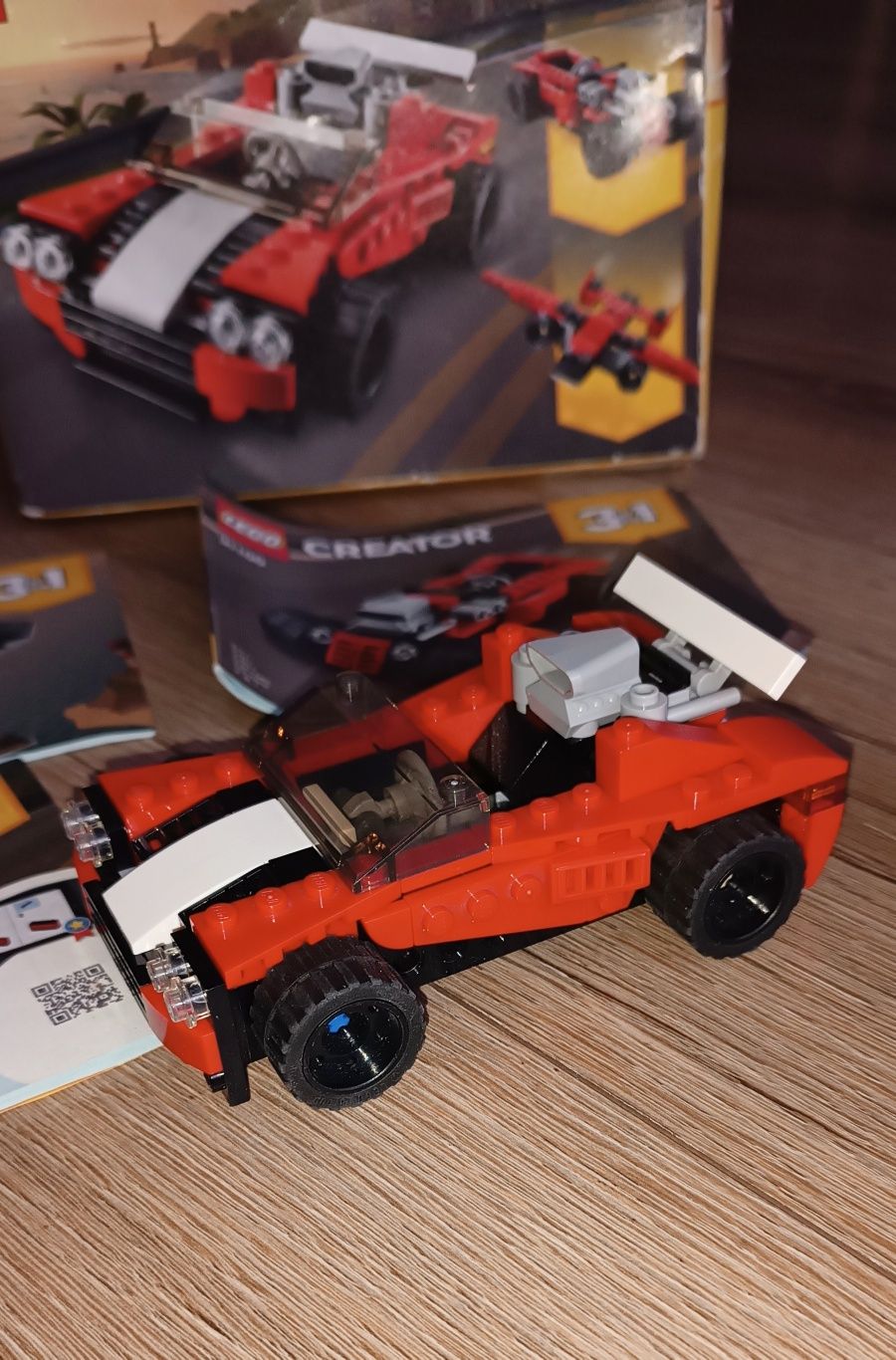 Klocki LEGO creator 3w1 31100 samochód samolot wyścigówka