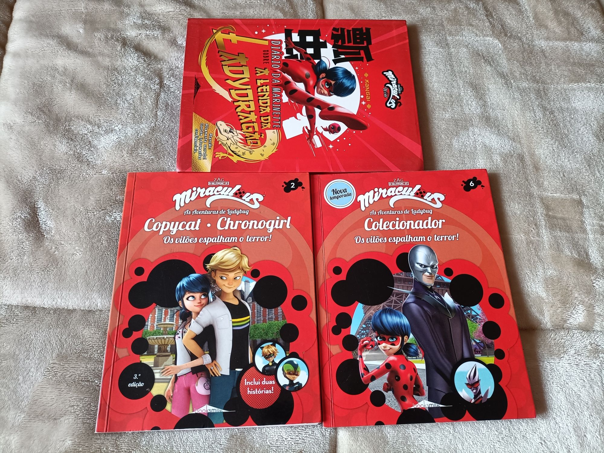 3 Livros da Ladybug