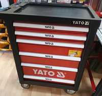 Шкаф стол тумбочка Yato YT-55307 с инструментом для СТО